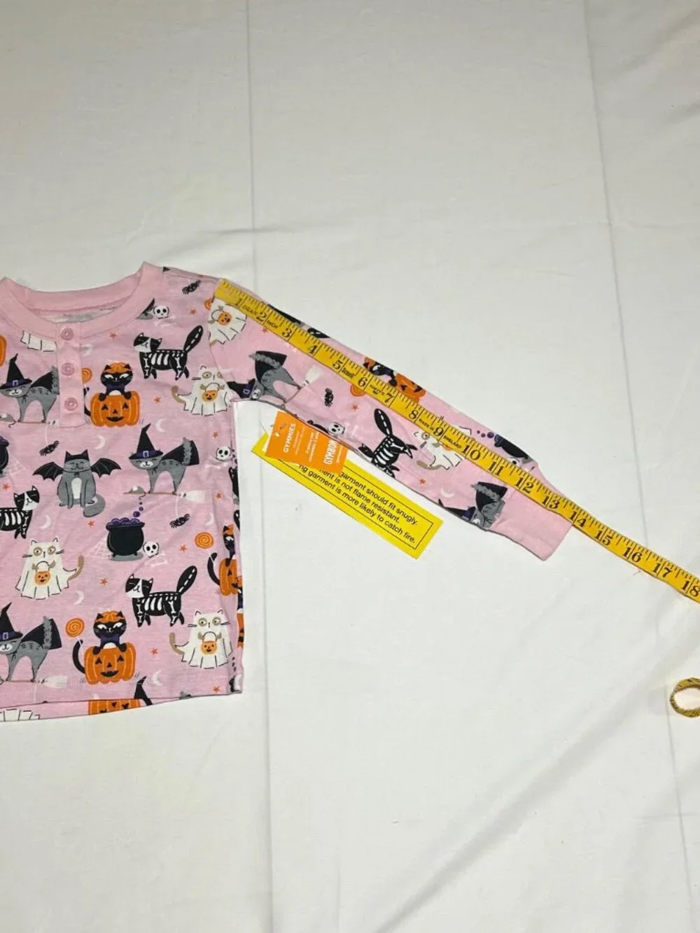 Gymboree Girls 2T Pink Cats Halloween 2 Piece Pajama Set NWT Fall Snug Fitting